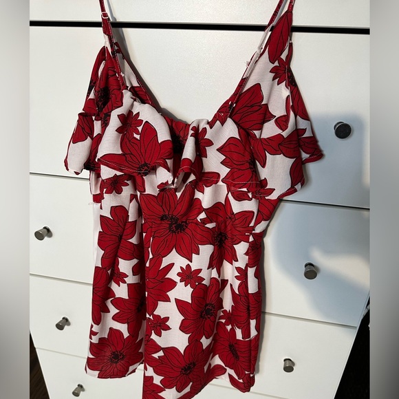 Floral Romper - Tie in Front - Picture 11 of 13